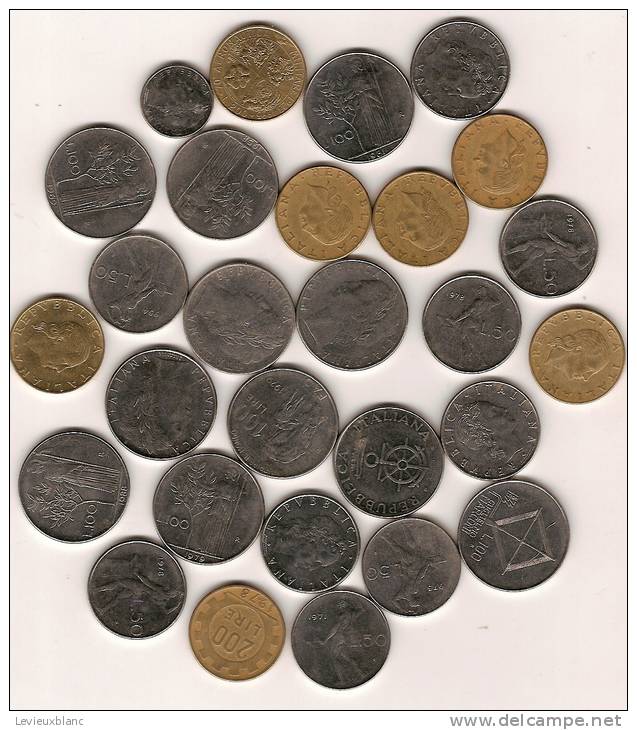 Lot De Monnaie En Vrac /ITALIE/28 Piéces/20 éme Siécle      BIL16 - Lots & Kiloware - Coins