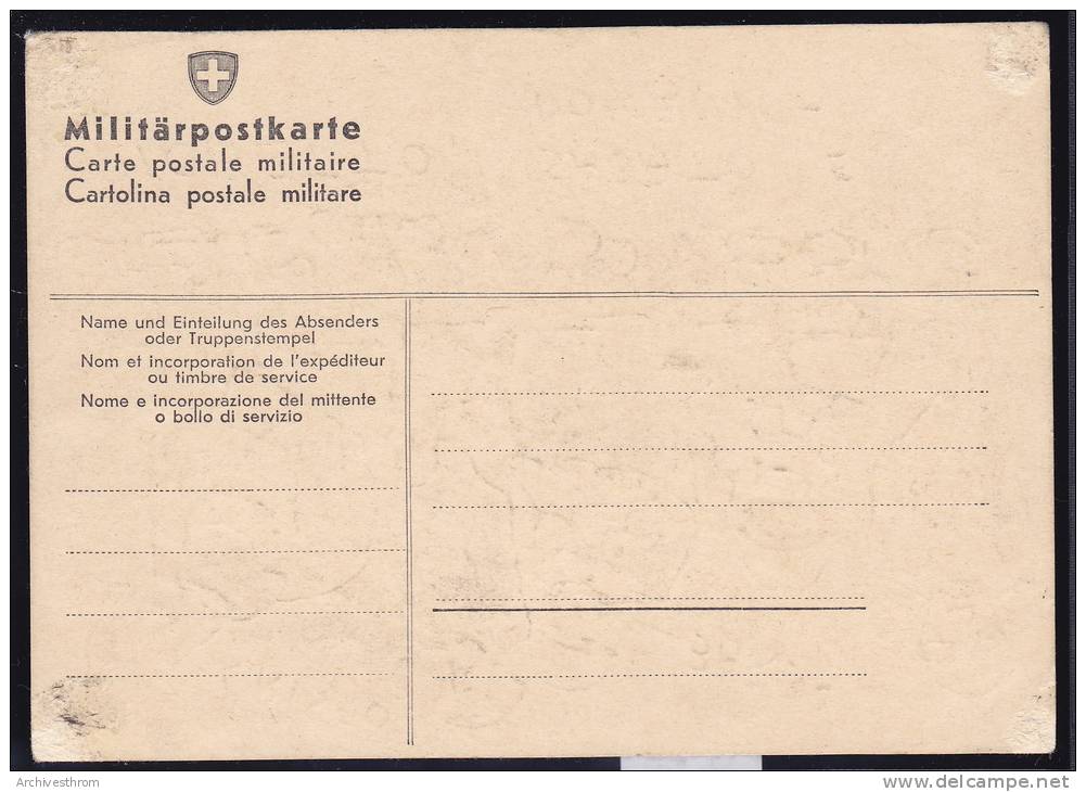 (a Preonzo - Bellinzone ) Marzo 1942 ; Disegno Matita E Aquerello De O. Dikman (Hans Schatzmann) ; Form. 15 / 10 (9264) - Bellinzone