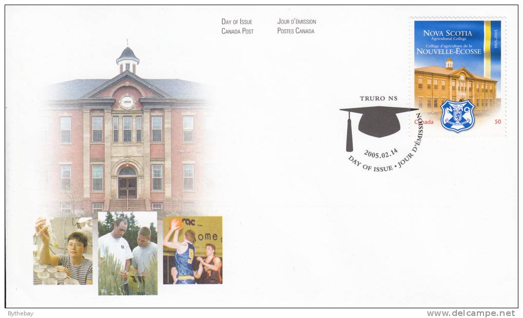 Canada FDC Scott #2089 50c Nova Scotia Agricultural College - 2001-2010