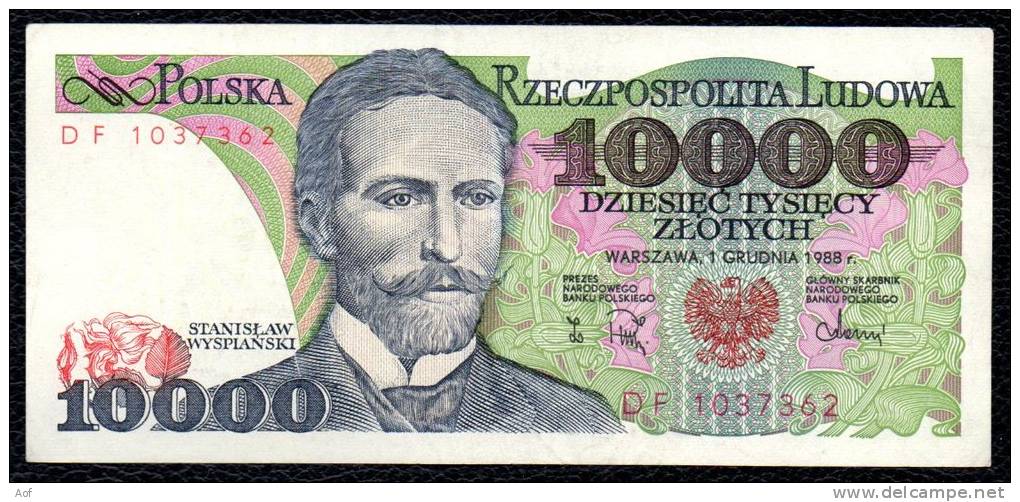 10000 Zloty POLOGNE 1988 - Pologne
