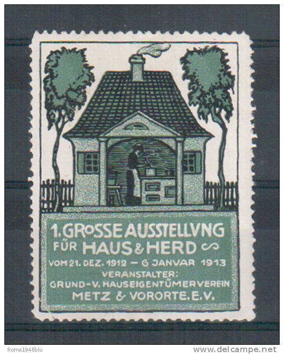 VIGNETTE 1913 GROSSE AUSSTELLUNG FUER HAUS & HERD - Cinderellas