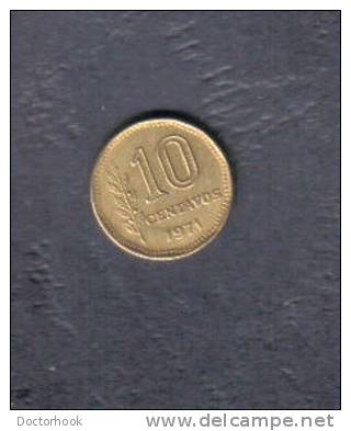 ARGENTINA   10 CENTAVOS 1971 (KM # 6) - Argentina