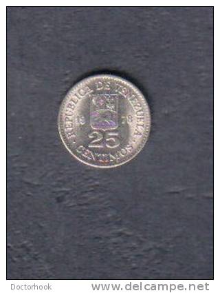 VENEZUELA   25 CENTAVOS 1978 (Y 50.2) - Venezuela