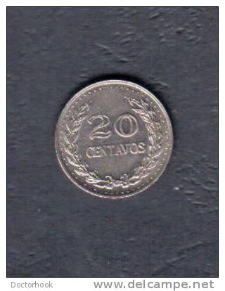 COLOMBIA   20 CENTAVOS 1972 (KM # 246.1) - Kolumbien