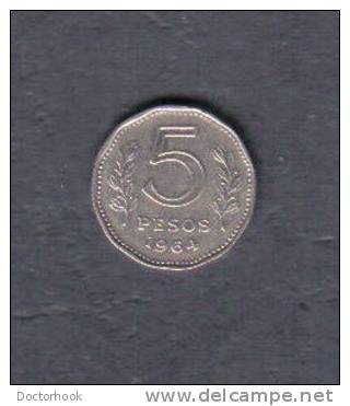 ARGENTINA   5 PESOS 1964 (KM # 59) - Argentine