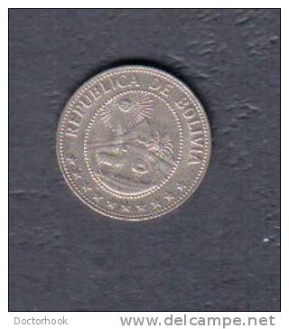 BOLIVIA   50 CENTAVOS 1969 (KM # 190) - Bolivia