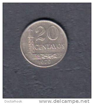 BRAZIL   20 CENTAVOS 1970 (KM # 579.1) - Brasil