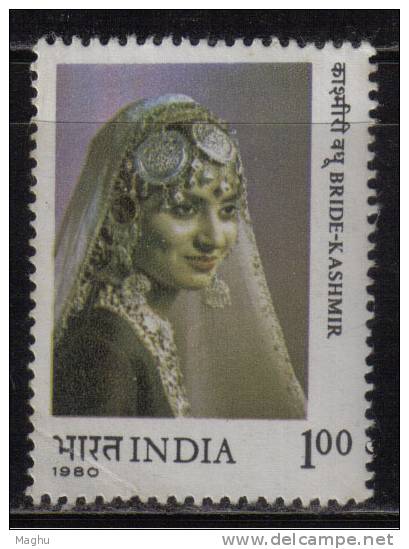 India MNH 1980, Kashmir, Brides In Tradional Costumes Series., - Neufs