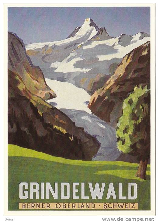 REPRO  PLAKAT   KARTE D´  AFFICHE  GRINDELWALD - Grindelwald