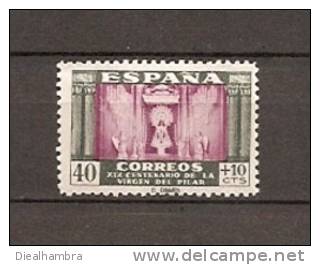 SPAIN ESPAÑA SPANIEN XIX CENTENARIO DE LA VENIDA DE LA VIRGEN DEL PILAR A ZARAGOZA 1940 / MLH / 893 - Nuevos