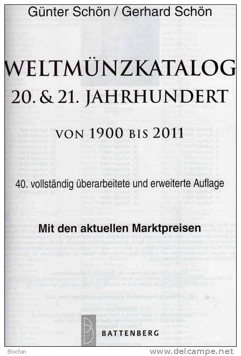 Schön Weltmünzkatalog 2012 Neu 50€ Münzen 20.Jahrhundert A-Z Battenberg Coins With Europa Amerika Afrika Asien Oceanien - Thématiques