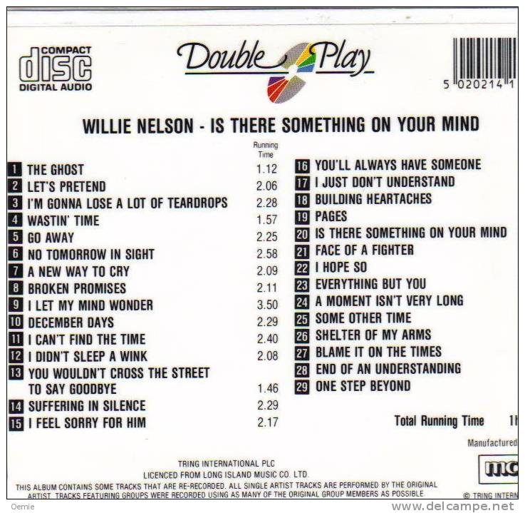 Willie Nelson°°°°  Is There Something On Your Mind - Country En Folk