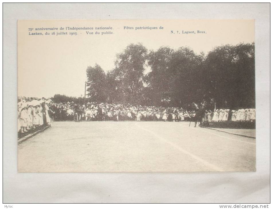 75e Anniversaire De L´Indépendance. 75 Jaar Onafhankelijkheid. Vue Du Public. - Feesten En Evenementen