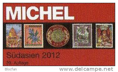 Südasien Briefmarken MICHEL Katalog 2012 Neu 79€ Band 8/1 In Colour With India Bhutan Pakistan Birma Ceylon Bangladesch - Kronieken & Jaarboeken