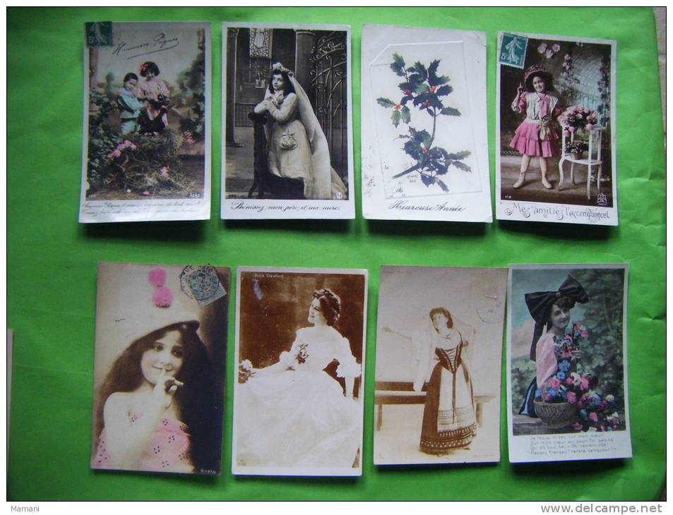 Lot De 8 Cartes Fantaisie-& Autres--?478-ahk 303-af 580-aero 582 Poule-?398 Noeud Alsacien-?e.589-e 192-?1197/6 - 5 - 99 Cartoline