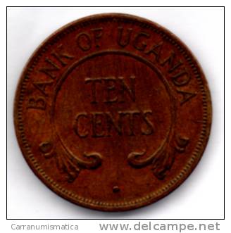 UGANDA 10 CENTAVOS 1966 - Oeganda