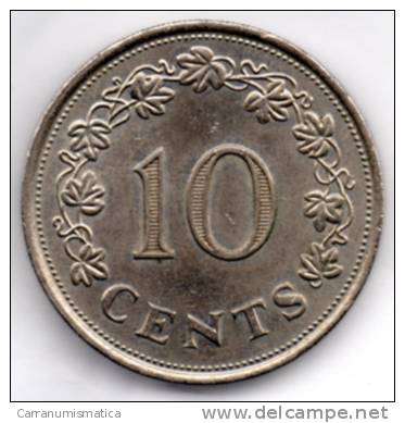 MALTA 10 CENTS 1972 - Malta