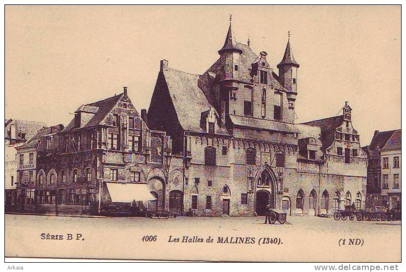 MALINES = Les Halles + Attelages   (vierge) - Malines