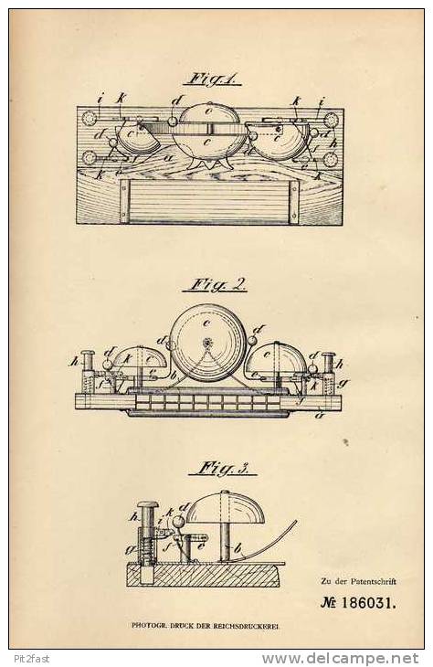 Original Patentschrift - J. Faller In Schwenningen , Meckar , 1906 , Mundharmonika Mit Glockenspiel !!! - Instrumentos De Música