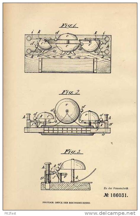Original Patentschrift - J. Faller In Schwenningen , Meckar , 1906 , Mundharmonika Mit Glockenspiel !!! - Musikinstrumente