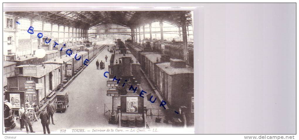 TOURS INTERIEUR DE LA GARE LES QUAIS - Tours