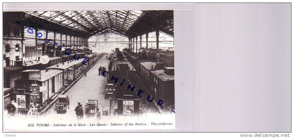 TOURS INTERIEUR DE LA GARE LES QUAIS - Tours