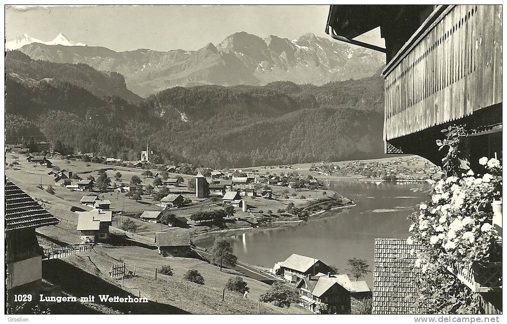 LUNGERN MIT WETTERHORN   1029 - Lungern