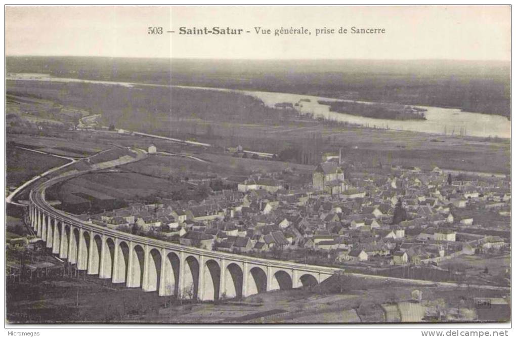 SAINT-SATUR - Vue Générale, Prise De Sancerre - Saint-Satur