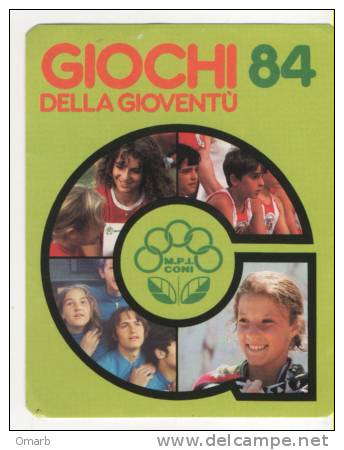 Ade094 Giochi Della Gioventù Vintage Young Play Jeux Des Jeunes 1984 Atletica Sport - Other & Unclassified