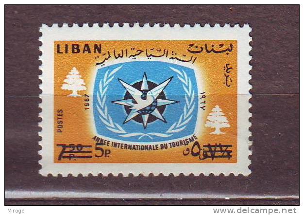 Tourism Surcharged  MNH  Lebanon Stamp 1972 , Timbre Liban - Lebanon