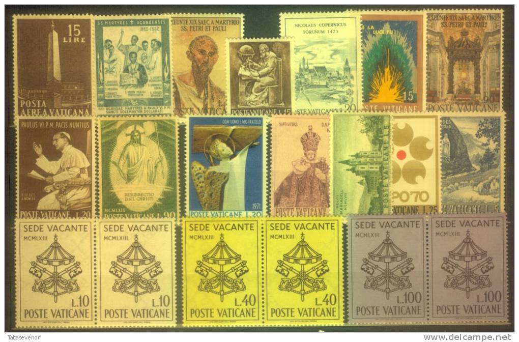 VATICAN Small Lot Of Stamps - Other & Unclassified