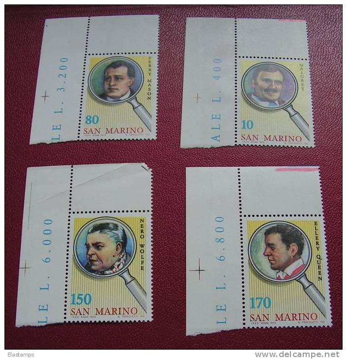 == San Marino  1979 Detektive 1175-1179  ** MNH  &euro; 1,00 - Ungebraucht