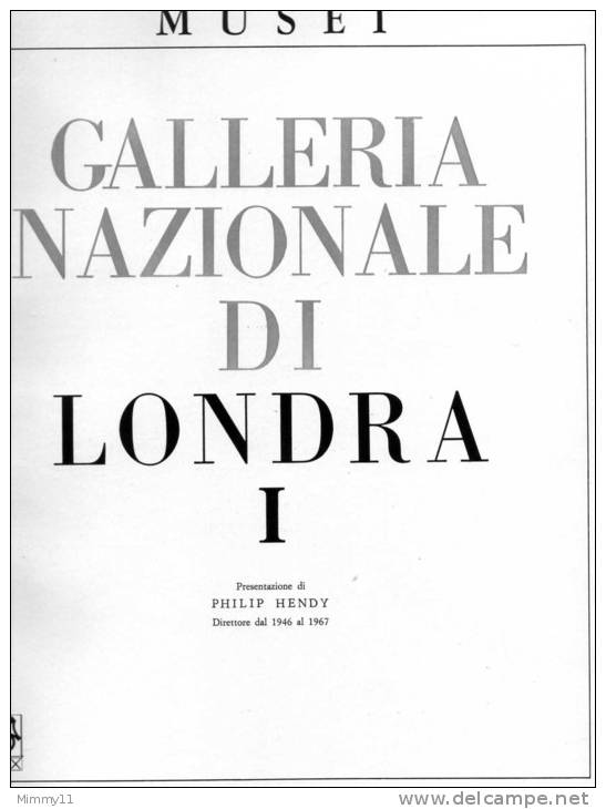 MUSEI - Galleria Nazionale Di Londra- Fabbri Editori 1968 - CODEX - Arts, Antiquity