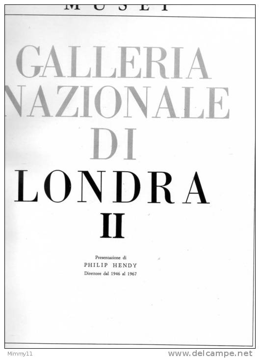 MUSEI - Galleria Nazionale di Londra- Fabbri Editori 1968 - CODEX