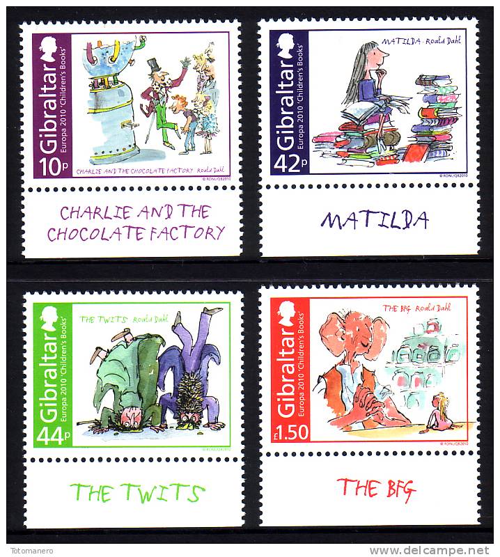 GIBRALTAR  EUROPA 2010 Children´s Books Set Of 4v** - 2010