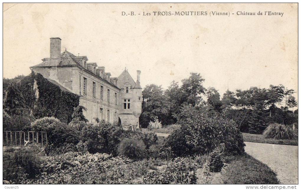 86 LES TROIS MOUTIERS - Château De L'Entray - Les Trois Moutiers