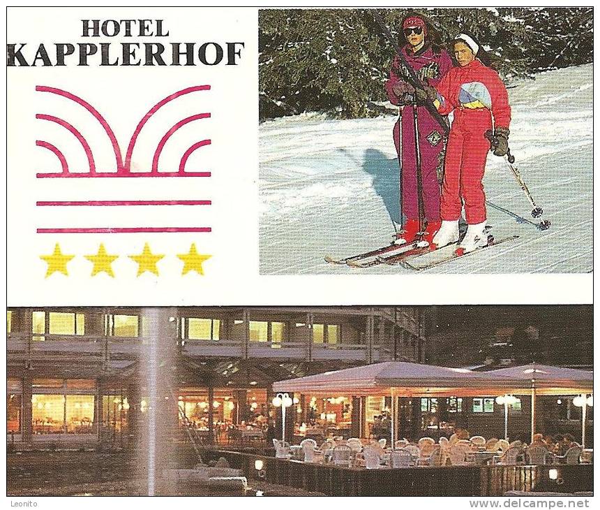 KAPPLERHOF Hotel Ebnat-Kappel 2 Ansichtskarten - Ebnat-Kappel