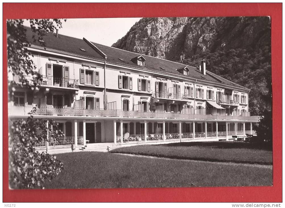 Q0090 Lavey-les-Bains, L'Hôtel. Non Circulé. Rouge - Lavey