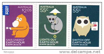 Australia.....:   2009 Earth Hour Set MNH - Mint Stamps