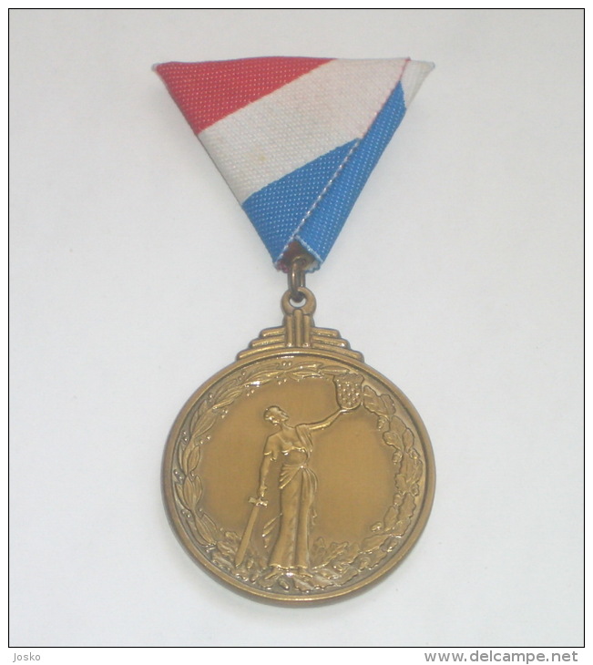 MEMORIAL MEDAL OF CROATIAN HOMELAND WAR 1991. IN BOX ( Spomenica Domovinskog Rata ) * Croatie Kroatien Croazia - Other & Unclassified