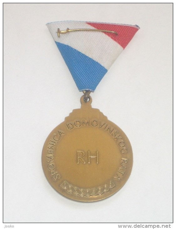 MEMORIAL MEDAL OF CROATIAN HOMELAND WAR 1991. IN BOX ( Spomenica Domovinskog Rata ) * Croatie Kroatien Croazia - Other & Unclassified