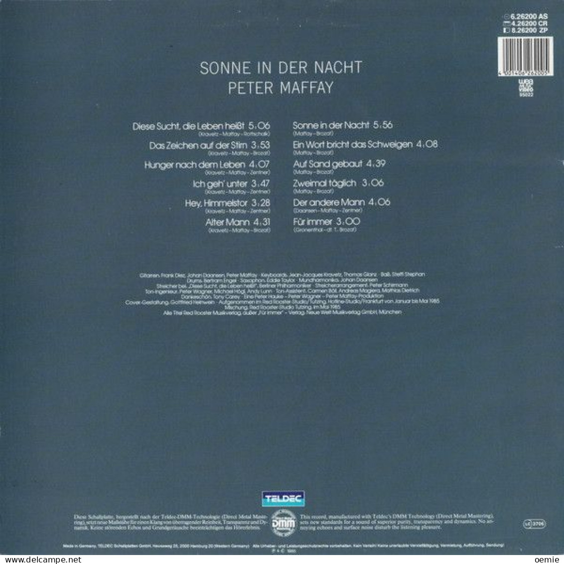 PETER MAFFAY  °  SONNE IN DER NACHT - Sonstige - Deutsche Musik