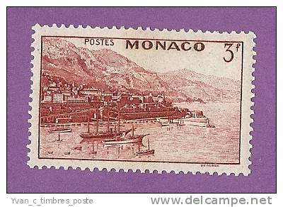 MONACO TIMBRE N° 180 NEUF AVEC CHARNIERE LE PORT - Neufs