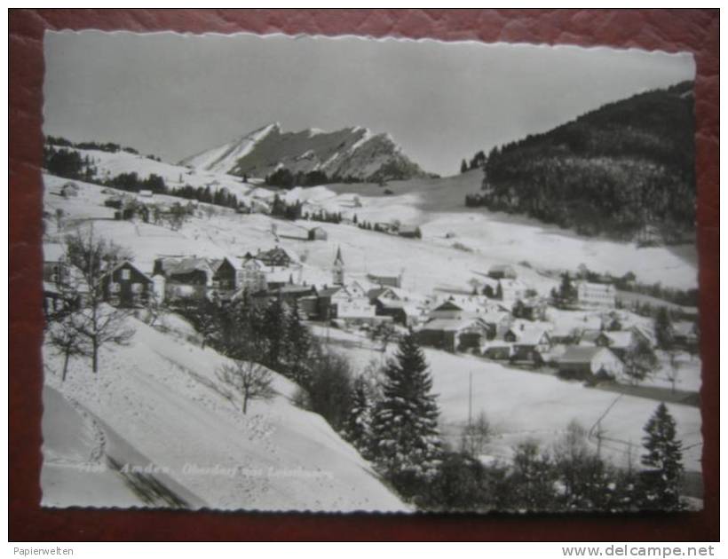 Amden (SG) - Oberdorf Mit Leistkamm - Amden