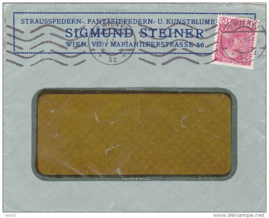 SIGMUND STEINER, VIENNA, 1936, COVER, AUSTRIA - Storia Postale