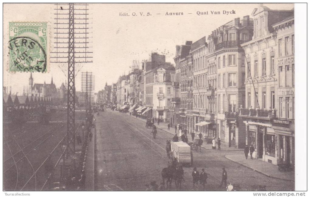 BELGIQUE @ ANVERS @ Quai Van Dyck  En 1904 @ - Autres & Non Classés