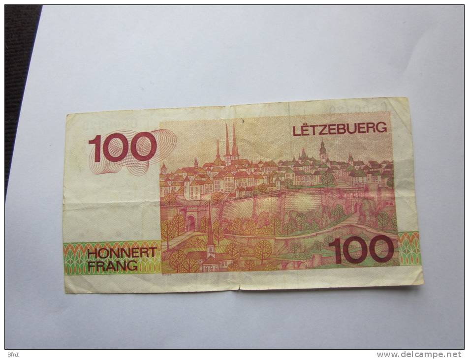 LUXEMBOURG - 100 FRANCS ETAT VOIR PHOTOS - Luxemburg