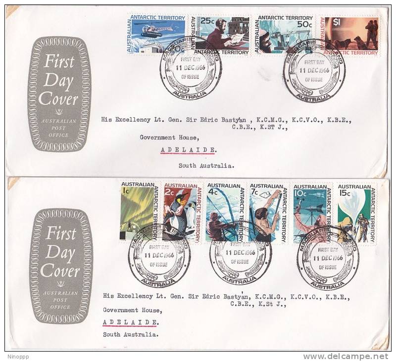 Australian Antarctic Territory 1966 Decimals  FDC - Other & Unclassified