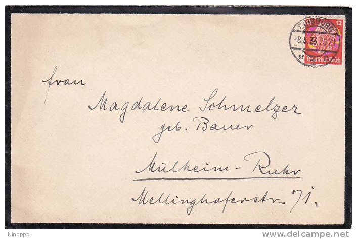 Germany 1933 Used Cover - Other & Unclassified