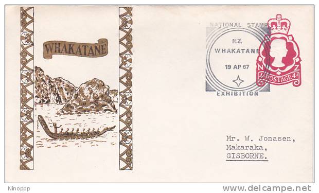 New Zealand 1967  National Stamp Exhibition  Cover - Other & Unclassified